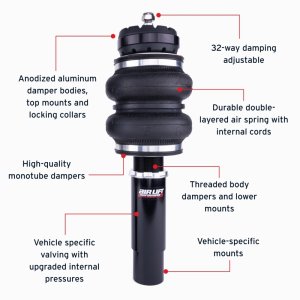 Audi S5 Air Suspension Kit - Front - Air Lift - Progressive-Rate, Double-Bellows - `08-`12